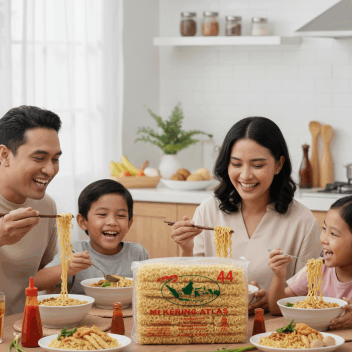 Nikmati Mie Kering Atlas Bersama Keluarga
